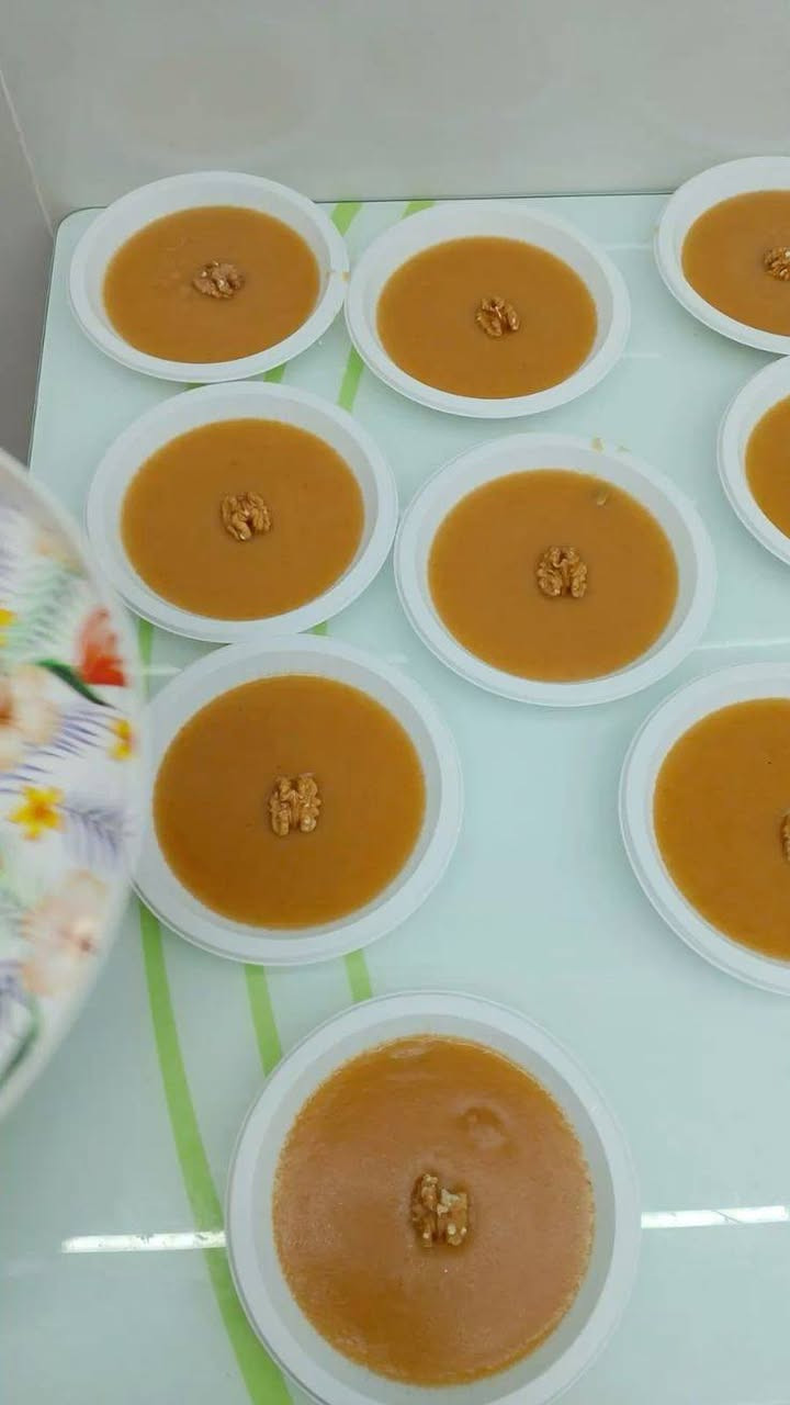 سلام عليكم  توصيل متوفر داخل الديوانية
كبه تمن ٢٥ب٥
سمبوسه لحم ٢٥ب٥
سمبوسه جبن٢٥ب٥
بورك لحم ٢٥ب٥
بورك جبن ٢٥ب٥
كبه برغل سلك ١٥ب٥
كبه برغل قلي ٢٠ب٥
كبه بتيته ١٥ب٥
كباب كيلو ب ١٠
كفته لحم ٢٠ب٥
لحم بعجين ١٢ب٥ 
خبز بلحم ٣٠كرصه ب١٥
فطائر ١٢ب٥
مني بيتزا ١٢ب٥
كليجه هشه تموع بالحلك  كيلو ب٦
قالب كيك ساده ب٦
كله هذا وتوصيل متوفر داخل الديوانية سارع بالحجز


**إذا كنت صاحب هذا الإعلان وتريد حذفه لأي سبب، رجاءا أرسل رسالة إلى الدعم الفني**