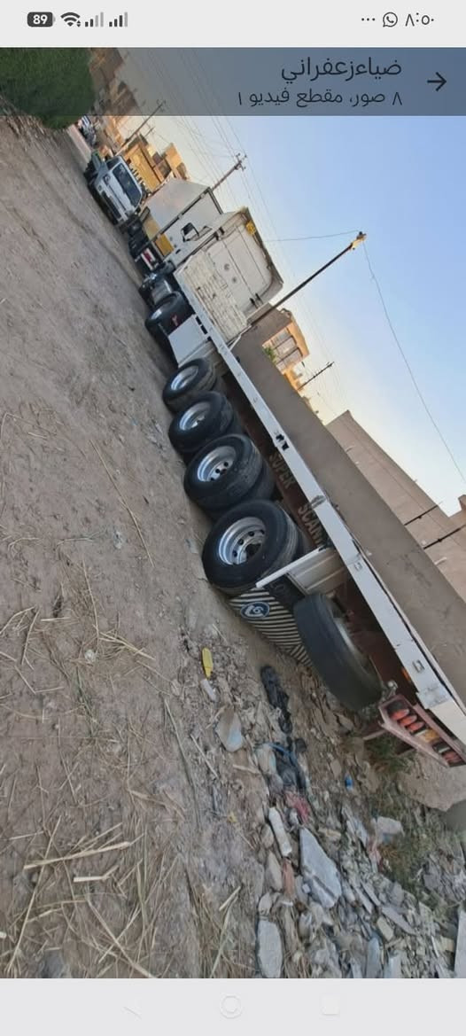 سلام عليك سكانية البيع مكينة R500 مع العربانة المانية اربع محاور شريط صيني طول العربانة 12ونص تاياريات العربانة نص عمر تايرات الراس تخم تاير السنوية صاقطة بسم شركة بس وكالة مكان السيارة بغداد موديل سيارة 2008 سعرهة 260$ وبيهة مجال قليل
***********
***********
اني مكلف بلنشر اتصال عل الرقام
سلام عليك سكانية البيع مكينة R500 مع العربانة المانية اربع محاور شريط صيني طول العربانة 12ونص تاياريات العربانة نص عمر تايرات الراس تخم تاير السنوية صاقطة بسم شركة بس وكالة مكان السيارة بغداد موديل سيارة 2008 سعرهة 260$ وبيهة مجال قليل
