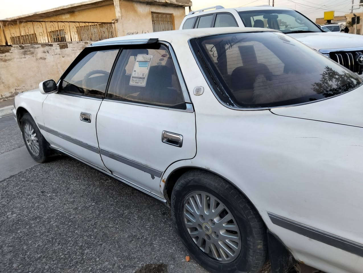 سلام عليكم اخوان سيارة مارك عظم نجف للبيع مكينة ونجي 6اسلندر اقتصادية رقمه نجف باتري جديد  تخم تايرات جدد مكينة بيه ضعف سنويته ساقطة اطلع وامشي بيه محافظات سعرها 37 بيه مجال قليل للاتصال ***********
