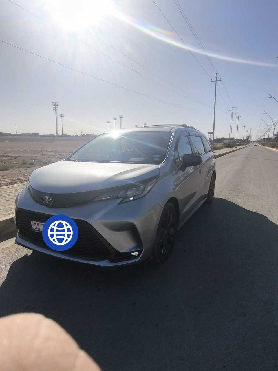 السلام عليكم 
تيوتا سينا 2023xse 
السياره للبيت 
ماشيه ٦٠الف ميل واصلتني ٥١الف ميل
وارد امريكي 
رقم بغداد باسمي تحويل مباشر بسم المشتري
مكاني الانبار القائم 
السعر 32.500 دولار وبيها مجال
ما بيه تبديل ولا صبغ ارباك بس استيرن طاك رقم الشاصي بالصور 
للاستفسار رقم الوالد ***********
