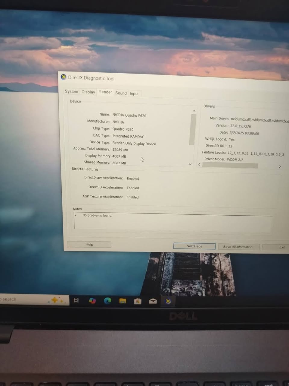 لابتوب ديل للبيع كورد 7 الجيل 9
رام 16 
هارد 256   ssd m2
المعالج فئة H
كارت الشاشة خارجي Nvidia p620 (4 كيكا)
كارت شاشة داخلي ( 8 كيكا)
المجموع الكلي (12 كيكا)
  حجم الشاشة 15.6
كيبورد ضوئي 
ينفتح 180 درجة 
البرامج الهندسية والعاب
معه شاحنة اصلية
السعر 500 الف


**إذا كنت صاحب هذا الإعلان وتريد حذفه لأي سبب، رجاءا أرسل رسالة إلى الدعم الفني**