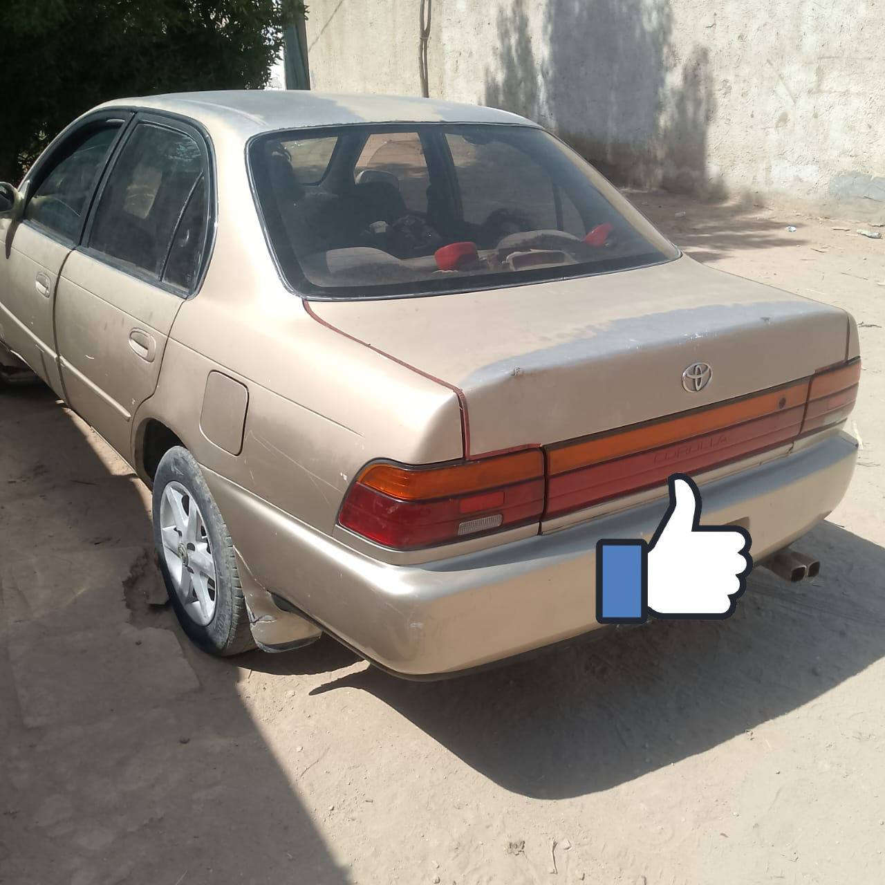 سلام عليكم كورلا للبيع او مراوس موديل 94 رقم انكليزي سياره باسمي حداديه قبل يومين مسويه محرك 1600 الاستفسار أكثر ***********
