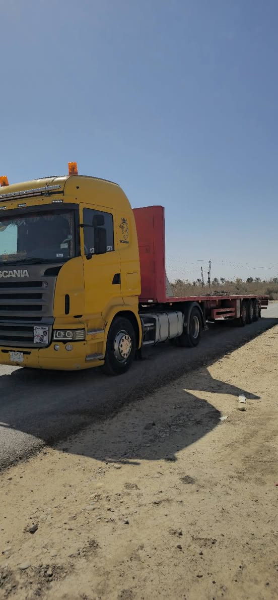 سلام عليكم. للبيع. سكانيه موديل. 2006  رقم. بغداد. بسمي. تحويل قفط سنويه. لغايه 2028.  تخم. تاير. راس. وعربانه.  مكينه. 380  بلاديه  مامفتوحه  بيه. تبخير.   كير.  ٩٠٠ اوتماتيك. كلج.  عربانه. دنكير. ساف. دسك. جاهزه. نشره. بالوني. بكلات. مطبخ ثلاجه جاهزه من. كلشي كبل لشغل مكان قرب سيطره اللج   للستفسار. اتصال. ***********
***********
