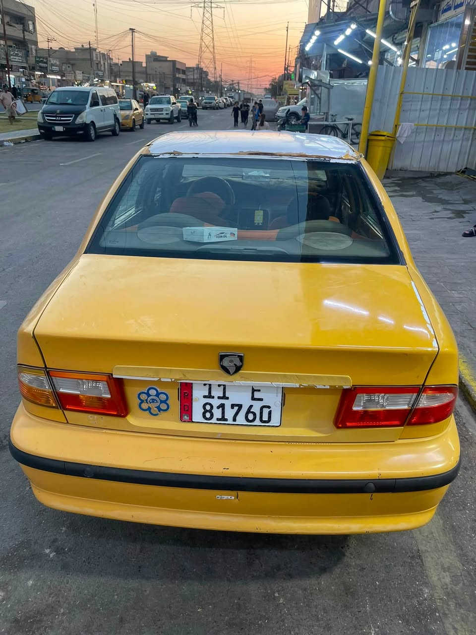 سلام عليكم
سمند موديل ٢٠١٢ للبيع مكاني بغداد الشعب 
للاستفسار ***********
