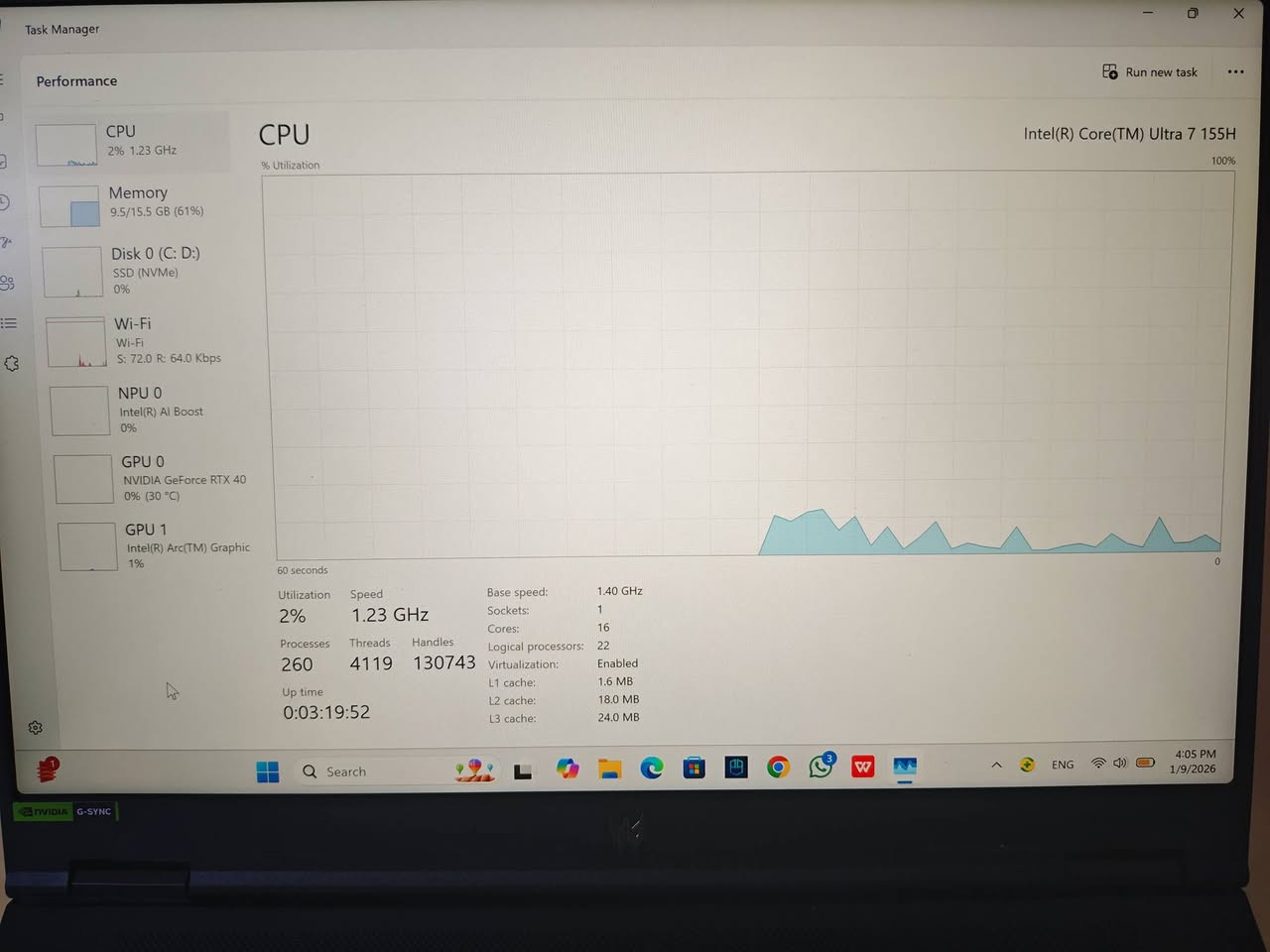 السلام عليكم
لابتوب Acer الخارق للألعاب الثقيلة والتصميم الهندسي او بن بوكس نظيف بنظافة الوكالة مستعمل قليل بسعر 1950000 وبي

مجال التفاصيل

Acer Predator Helios neo 14

Cpu: core ultra7 155h

GPU: RTX 4070 8gb

Ram: 16gb ddr5x 6400hz

Hard: 1024 tera ssd nvme Samsung

Screen: 14.6 high resolution

للمزيد من المعلومات التواصل على الماسنجر او الواتساب

CPU

***********
