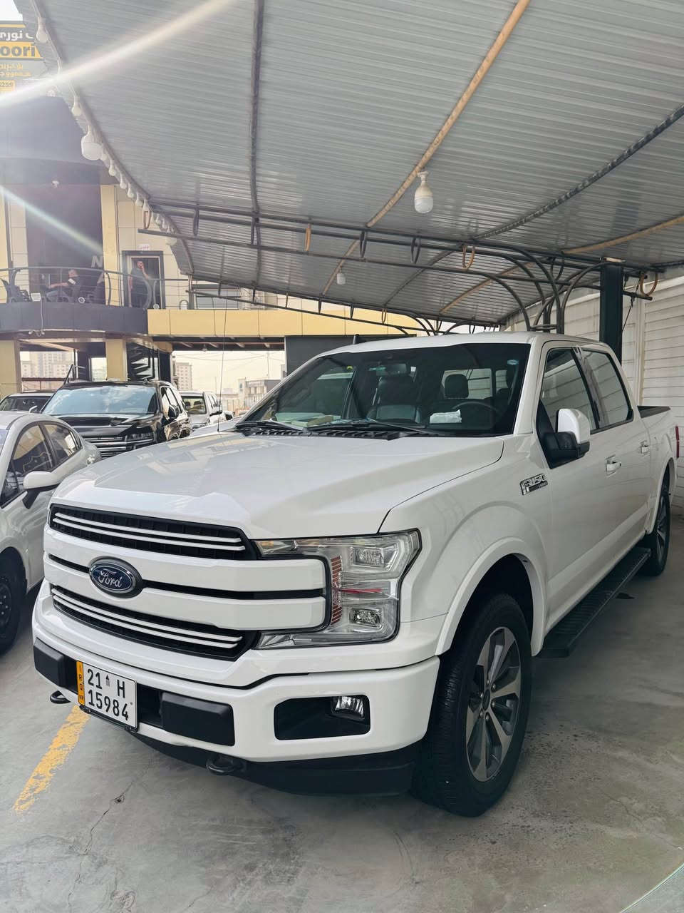 فورد F150 2019 lariat   خليجى
فورد F150 موديل 2019
مواصفات lariat فول بدون بانوراما 
اخت زيرو سيارة مكفولة كفالة عامة حتى شوخت مابيها اي ملاحظات ما بيها 
بؤدى قصير باب كبير مرغوب
مكان : سليمانية
ماشية: ٥٣ كم  الف كيلو حقيقى

محرك v6   محرك مرغوب توين توربو 
مواصفات خليجي
كير محرك بشرط
بدون صوت وصرف و خلل كل بشرط فحص
سيارة جديد حتى بدون بارد و شخت حيل حيلوة
مواصفات
{ - شاشة كبير - كود باب - تشغيل عن بعد - كشنات كهرباي - 
 - تبريد مركزي - ليد بودي - دراج بدي - كاميرا - حصاص 
- تحديد سورعة - بعد }
اربع تاير وويل جديد بدون مصروف
سيارة شرط بدون اى نواقص كير و محرك وحدادي وكاهرباى كل بشرط
سنوية و رقم جديد سنوي بأسمي تحويل غرامة بشرط
هاتف ***********وتساب
سعر سياره ٢٨٧$
*********** رقم هاتف السليمانية, العراق
