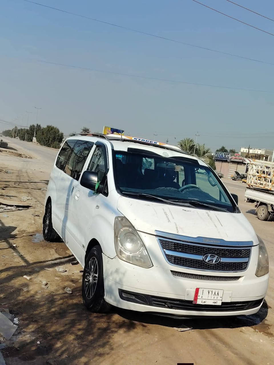 سلام عليكم
ستاركس 2008 مفتوح محور مسكر 7
سنويه ل28 كفاله من ضربه معجون صبغ 
حداديه تخم تاير كير مكينه اكسل كفاله 

سياره جديده خط وبث 
مكان بابل القاسم . 
السعر ب132وبيها مجال 
الاستفار.عل الرقم .***********.
