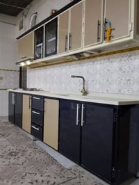 كاونتر المنيوم مرمر • مع طباخ ومرشحه • كربلاء