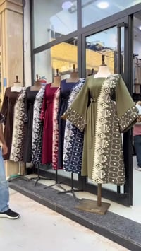 فستان رمضاني • هوريم دابل تركي • مقاسات ٣٨-٤٨