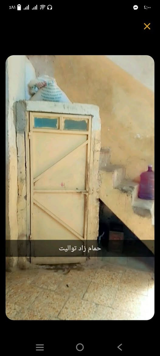 بيت ميت متر مقسمة الى مشتملات ثنين النداءمقابل مجمع السلام وهذاالرقم ***********شارع تجاري سعر الدولان ٣٥شارع

