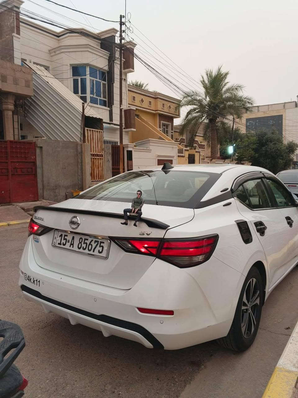 نيسان سنترا 2022فئة SV
رقم انبار معوقين وكاله بسم المشتري 
حادثها موضح بدون دواخل شاصي مكفول   

( بيها سونار  ) 
محرك 2000

حجر بيئة ورادارات بلادية
موصفاتها :-
تشغيل عن بعد
بصمة تشغيل + بصمة ابواب + بصمة صندوق
رادارات امامي + جانبي + خلفي
رادار النقطة العمياء
تحديد مسار
حساسات خلفية
كامرة وشاشة كبيرة تدعم ابل كار بلي 
شادلها منظومة زنون عالي ناصي 
السيارة حدادية جديدة كاملة
السعر 120 وبيها مجال 
للتواصل***********
عنواني  الرمادي
