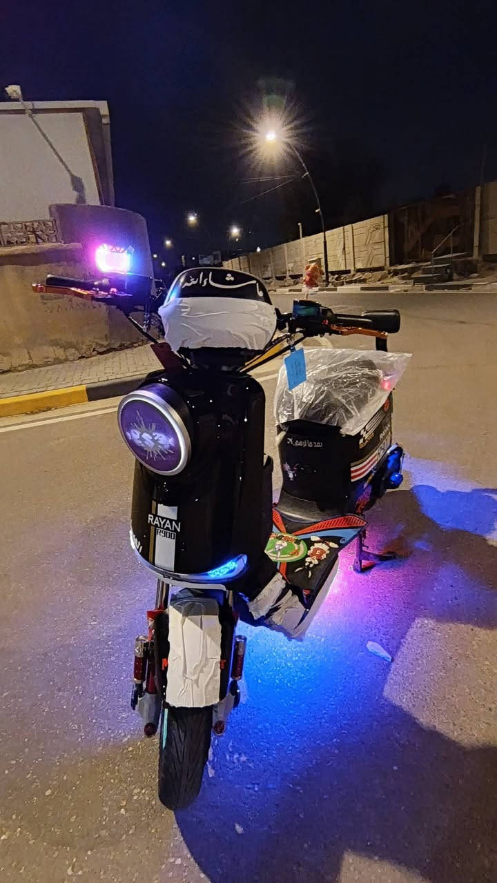 سلام عليكم
دراجه نوع r900 ريان مديل 26
تزويد داخلي وخارجي دراجه تاعب عليهه كلش
مزوده داخلي... 
1_عقل برمجه وتحديد سرعه دراجه على مبايل
2_بطاريه ليثيوم فوسفات حديد 40A_72w
تزويد خارجي... 
1_عضمات بريك لون برتقالي
2_دبلات أمامي لون ماروني
3_قبق شاصي 
4_ستاند صفح
5_ويل امامي
6_تعلاكه 
من غير الكهربائيات المرتبه وشغلات ماذكرتهه
دراجه مزوده على ايدي وبيهه 3 مود للسرع 
مود الثاني طلعت 70 وصوره تحكم
جكد تسوه هيج دراجه للشرايه ابيع


**إذا كنت صاحب هذا الإعلان وتريد حذفه لأي سبب، رجاءا أرسل رسالة إلى الدعم الفني**