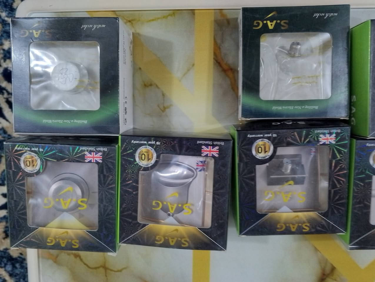 السلام عليكم اخوان اساعد الله صباحكم
وكل عام وأنتم بالغ خير
أصحاب محلات الانشائيه والكهربائيه
هذه نقاط كهرباء متنوعة جديده بالباكيت  سعر القطعه الف دينار
وصوندة ماء طول 10 متر السعر الف دينار
حنفية ماء بلاستك ذو فتحتين  السعر الف دينار
حمالة بردة ذات فتحتين السعر  750 دينار
ربد خشب  السعر. 500 دينار
سلكون مازده  السعر  500 دينار
العنوان التأميم القادسيه الأولى
موبايل ***********
