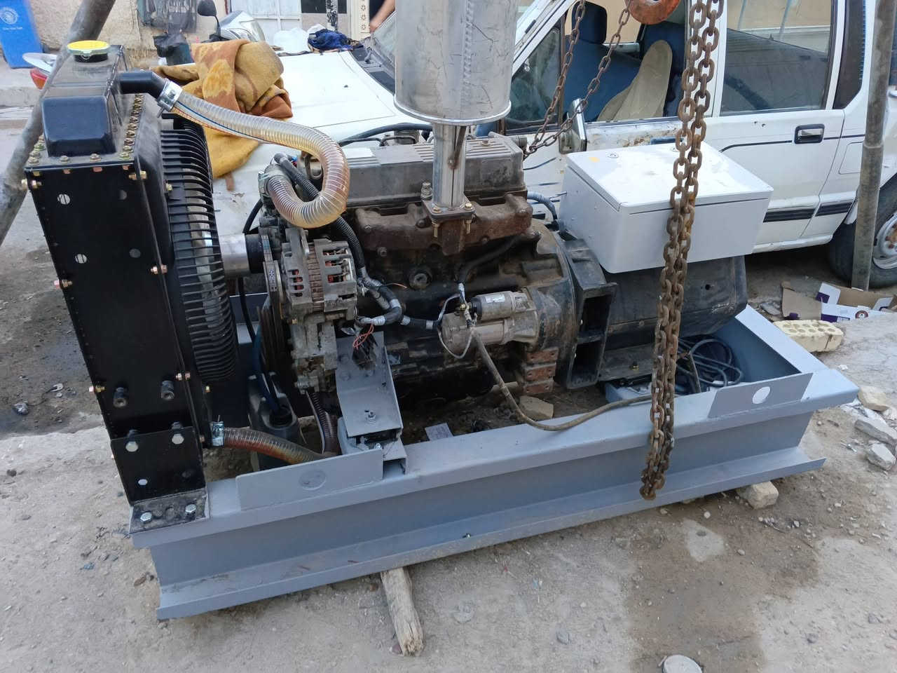 السلام عليكم مولد للبيع طبك جديد 30 كيفي كامله مكمله تجي تفحص وتاخذها وتروح للاستفسار اتصل *********** مكان بغداد
