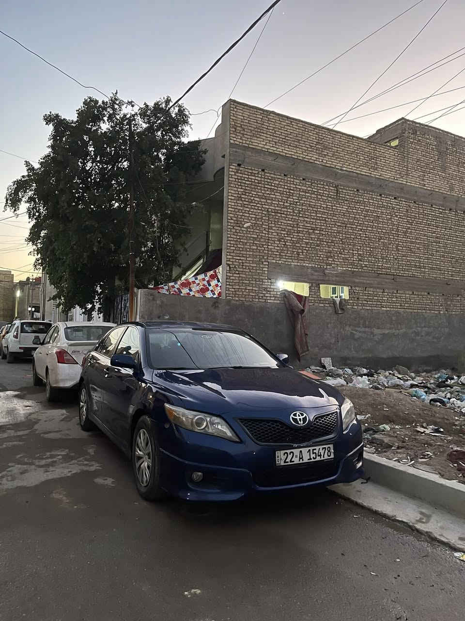 كامري LE 2011 وارد أمريكي
مكينتها 2,500 رقمها اربيل نضيفه
السياره بسمي تاخذها منا احولك منا
السياره معمرها من كير وكاله ومنضومة تبريد كامله بنضام سيفتي مكينتها خير من اللّٰه
مواصفتها
كراسي كهربائية
تخم جلد 
ضررها 
جاملغ الامامي الايسر مبدل 
البنيد مبدل 
واكو جراد خفيف بل قماره ولصندوق 
سعرها 105 وبيها مجال حك جيتكم 
رقمي ***********
