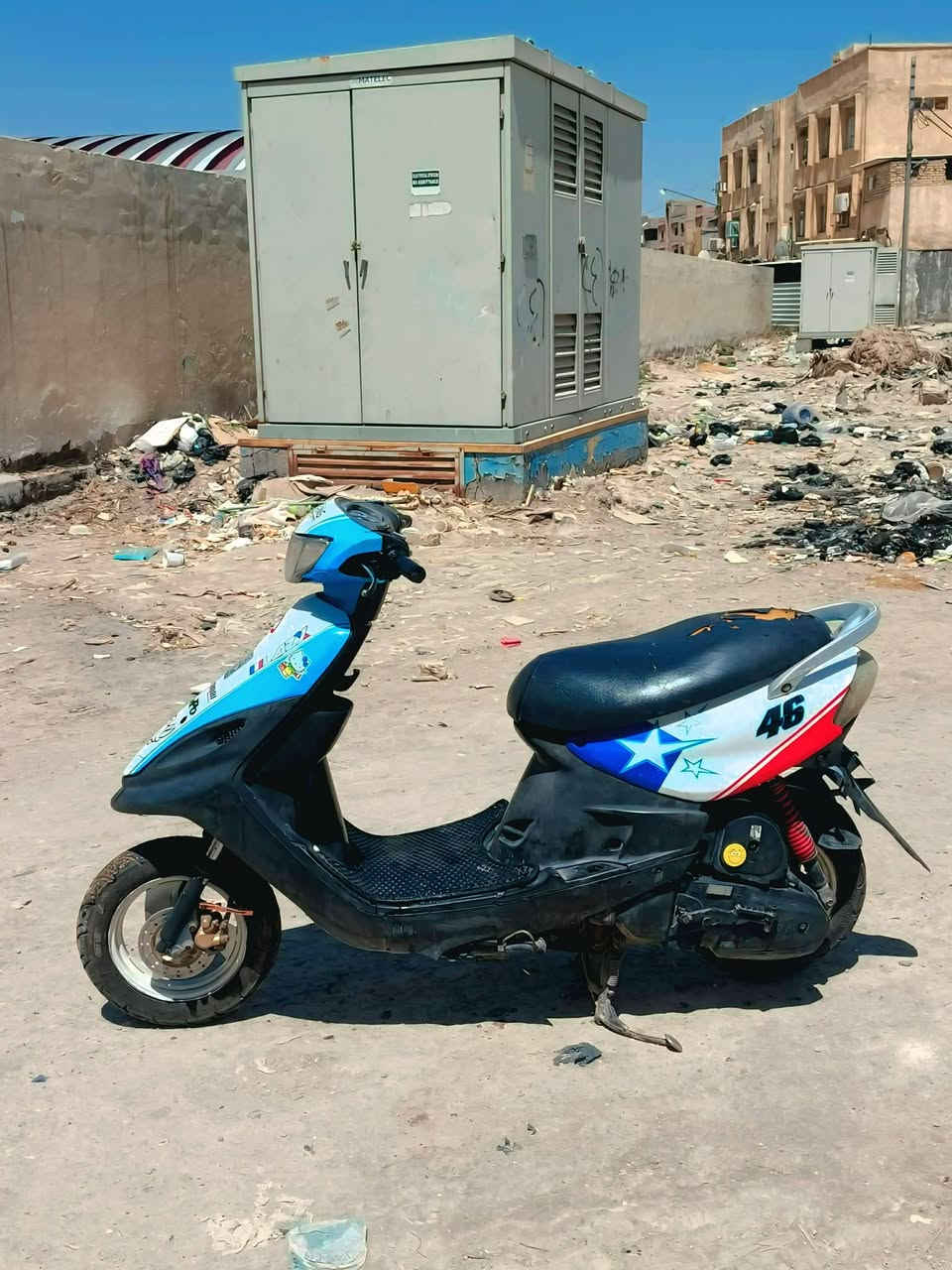 السلام عليكم ماكس 120 قجمه دراجه مكفولة كفاله عامه دراجه برغي مامفتوح بيه سلف شغل كهربائيات شغله شلعه ومعدل السعر 450 وبيه مجال قليل العنوان الديوانية مركز رقم الهاتف ***********
