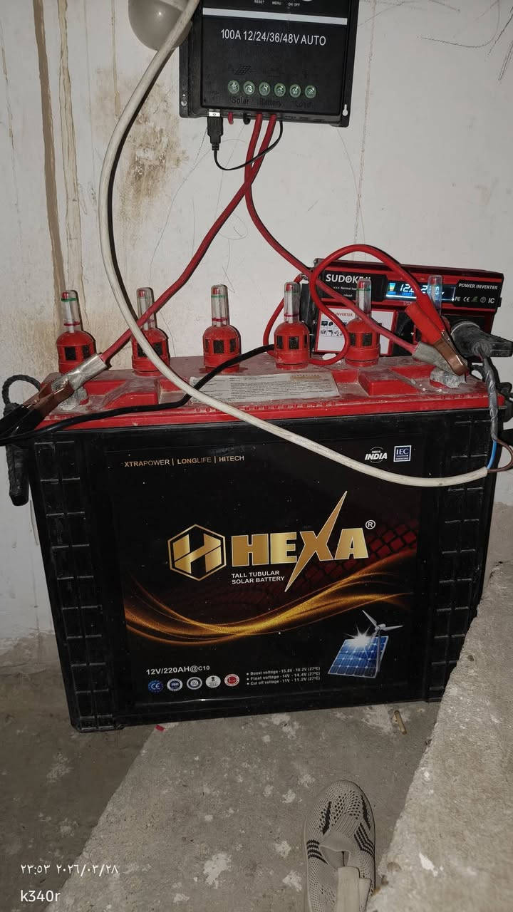 سلام عليكم
بطاريه هنديه 12v
220AM
استخدام 3اشهر  بعدها جديده سحبت ذهبي وبعد ما محتاجها 
السعر 180الف 
*********** 
المكان بابل حله مركز
