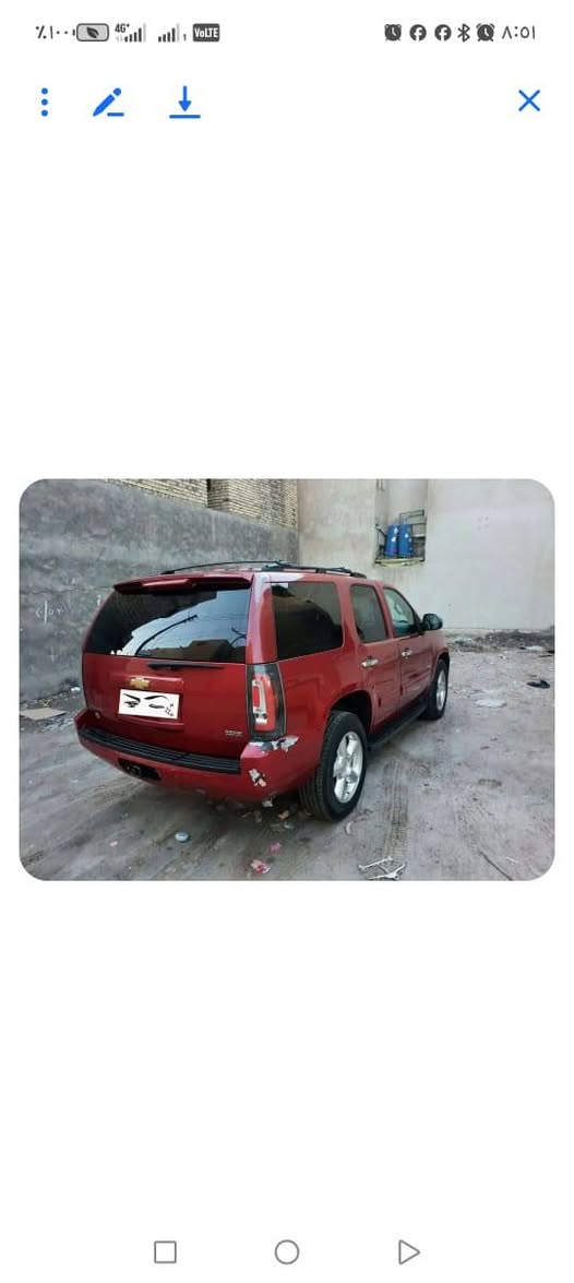 تاهو مديل ٢٠١٢ دخول جديد السياره مكفوله من الكص والسرقه والعشاير موديل ٢٠١٢ البصره متوئمه طبق الأصل رقم دهوك انكليزي رقم هاتف ***********
