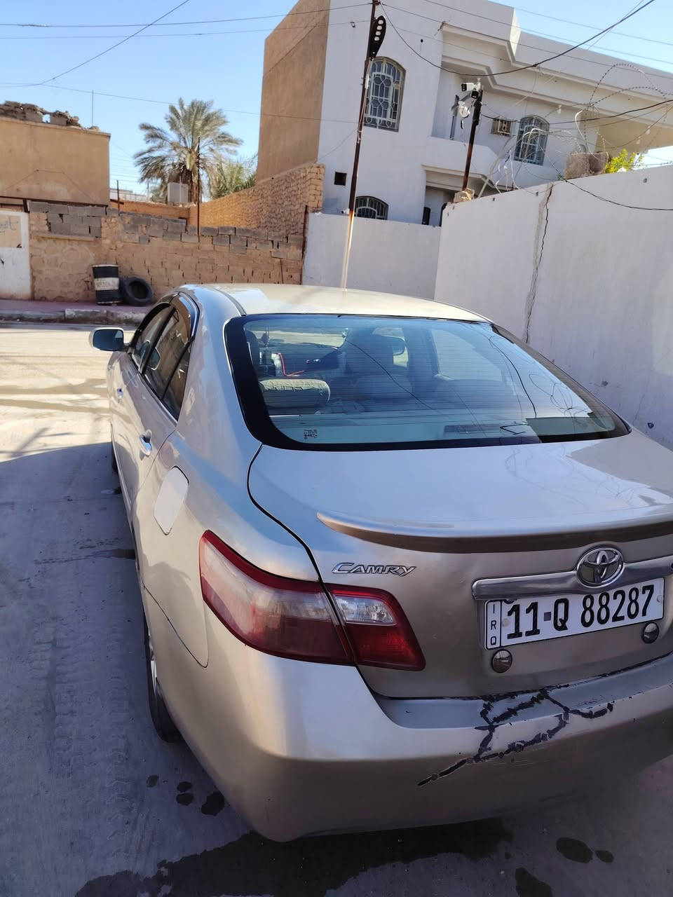 كامري 2007 للبيع
85$ وبيها مجال مصبوغه حزام

كير محرك  كله تمام طخم تاير

محرك 2400
رقم بغداد انكليزي الجديد
سنويه 2030
للتواصل ***********
