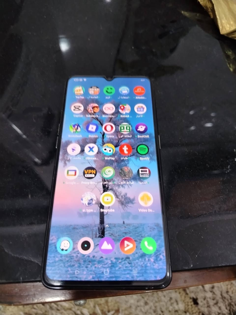 سلام عليكم ريلمي أكس تو برو ذاكره ٢٥٦رام ١٢ يشغل ٩٠فريم ببجي سعر ٢٢٥وبي مجال قليل مكاني بغداد ***********
