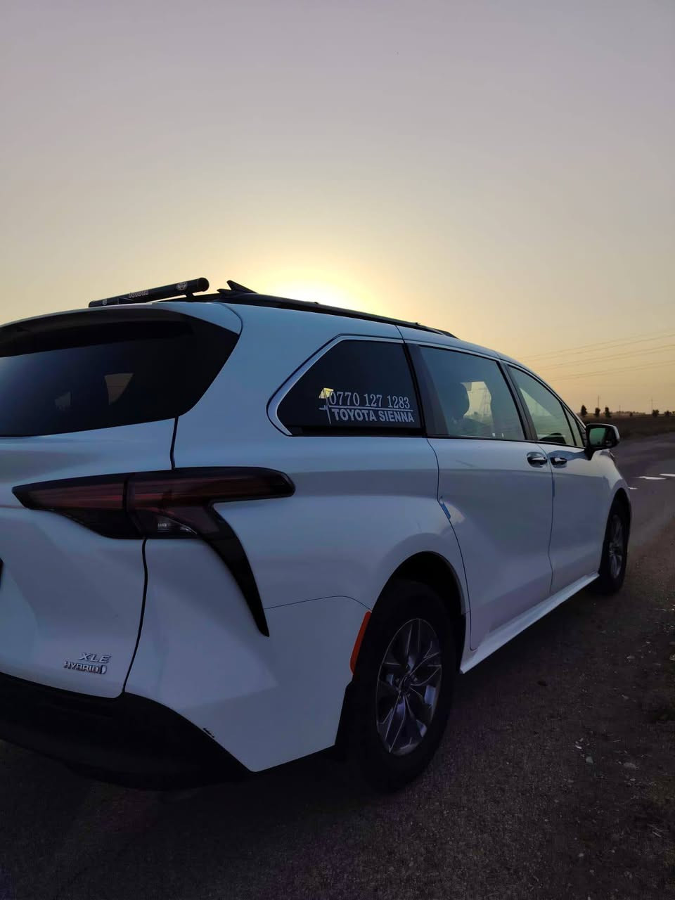 تويوتا سيينا موديل ٢٠٢٢ XLE
ضرر دعامية أمامية فقط بدون دواخل 
رقم أجرة تكسي كركوك 
مكان السيارة كركوك 
 السعر ٢٧٥ وبيها مجال 
بيع او مراوس مع سينا اجرة من موديل ١١وفوك
رقم :***********
