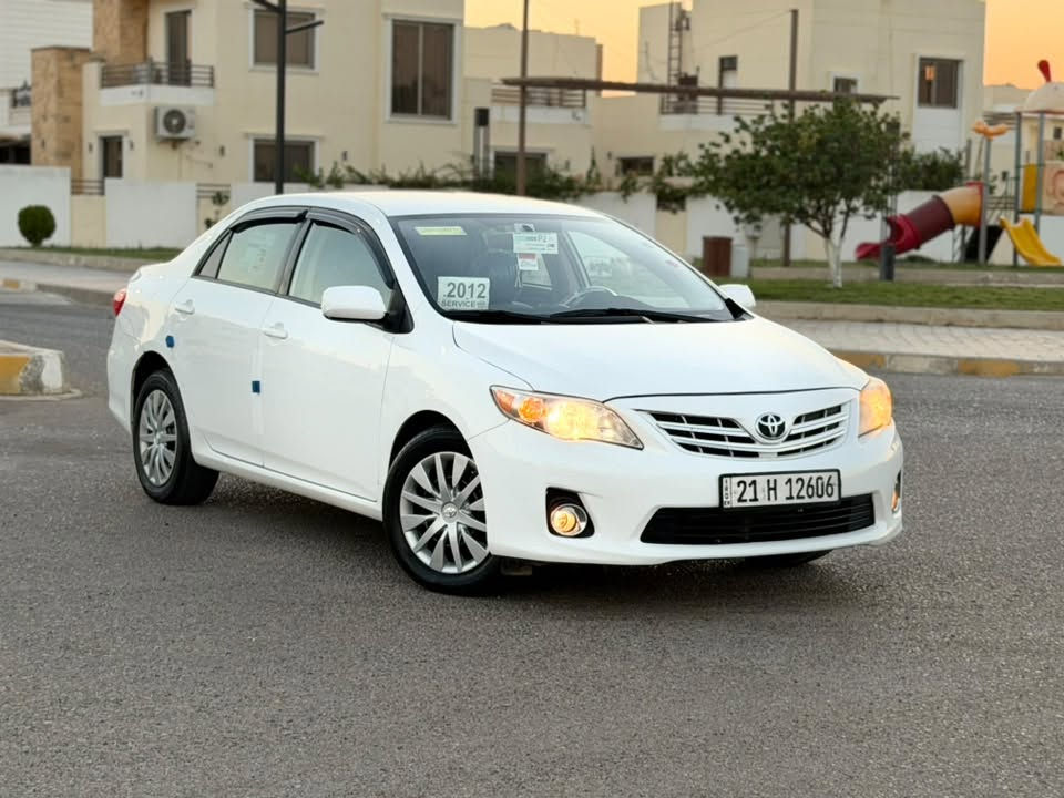 سلام عليكم

للبيع بسعر 119

تويوتا كورلا 2012امريكي لون ابيض

كير شرط بدون فتح محرك 1800بدون فتح بدون عيب 

صدر تاير تبريد كله جديد سيارة ما بيها نقص 

 سنويه جديد 🆕 رقم جديد شرط تحويل ول غرمات 

مواصفات Le معروفه 

سياره مكفوله من صبغ 

مكاني تكريت 

سعر119$
***********
‭***********
