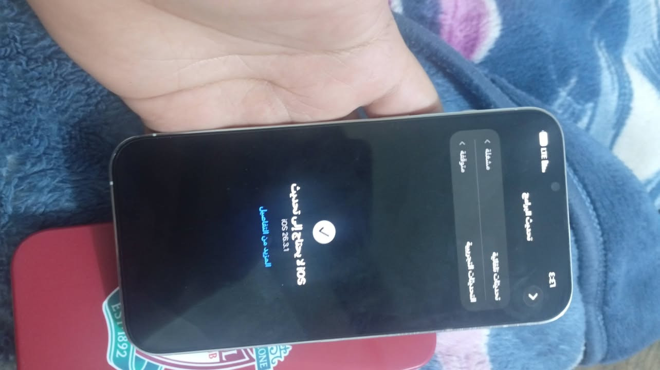 ايفون 13بروماكس
ذ256
بطاريه80 اخر تحديث اليوم محدث فقط الظهر مكسور
550الف وتساب *********** او اتصال
