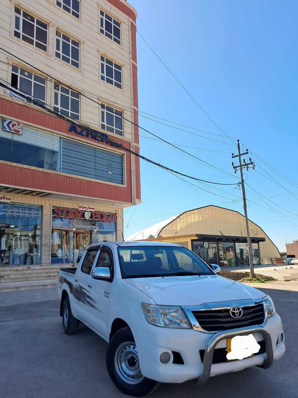 سلام عليكم 
سياره تيوتا مرزي 2️⃣0️⃣1️⃣2️⃣
سياره بدون دعم بدون صبغ 
سياره سنويه جديد 
سياره كئر محرك بدون عيب 
سياره تغم تايرات جديد 
حداديه مكفولات مكينه سلندر تبريد ثلج شاشة ايباد 
مكان سياره عقره 
رقم موبايل واتساب أو فايبر 
للتواصل أو افتيسار ***********
