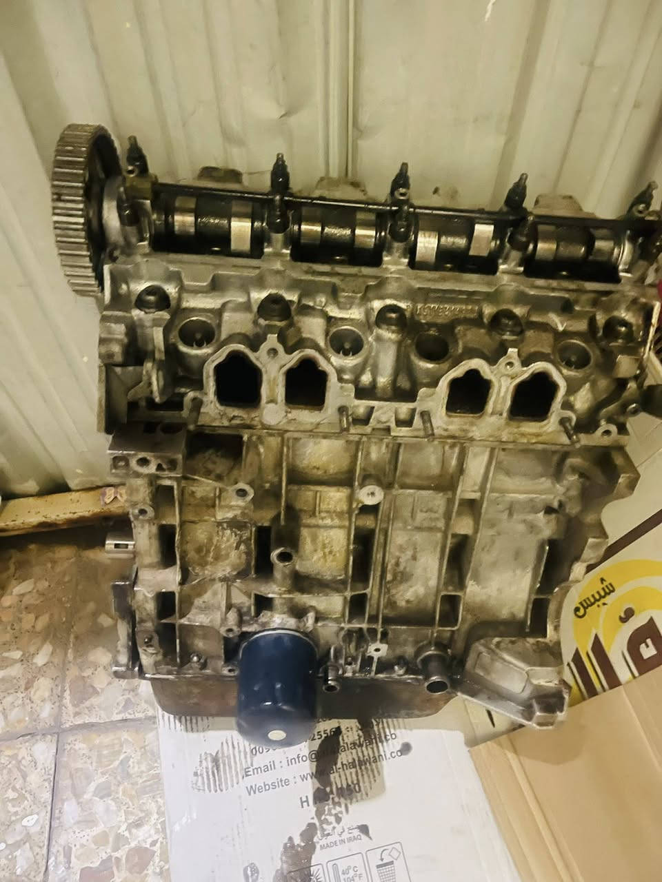 السلام عليكم حبايب محرك بيجو سمند للبيع بي صوت بل كرنك فقط البستم جديد الرنة جديد الكور حديد او ناعم للبيع ***********بغداد
