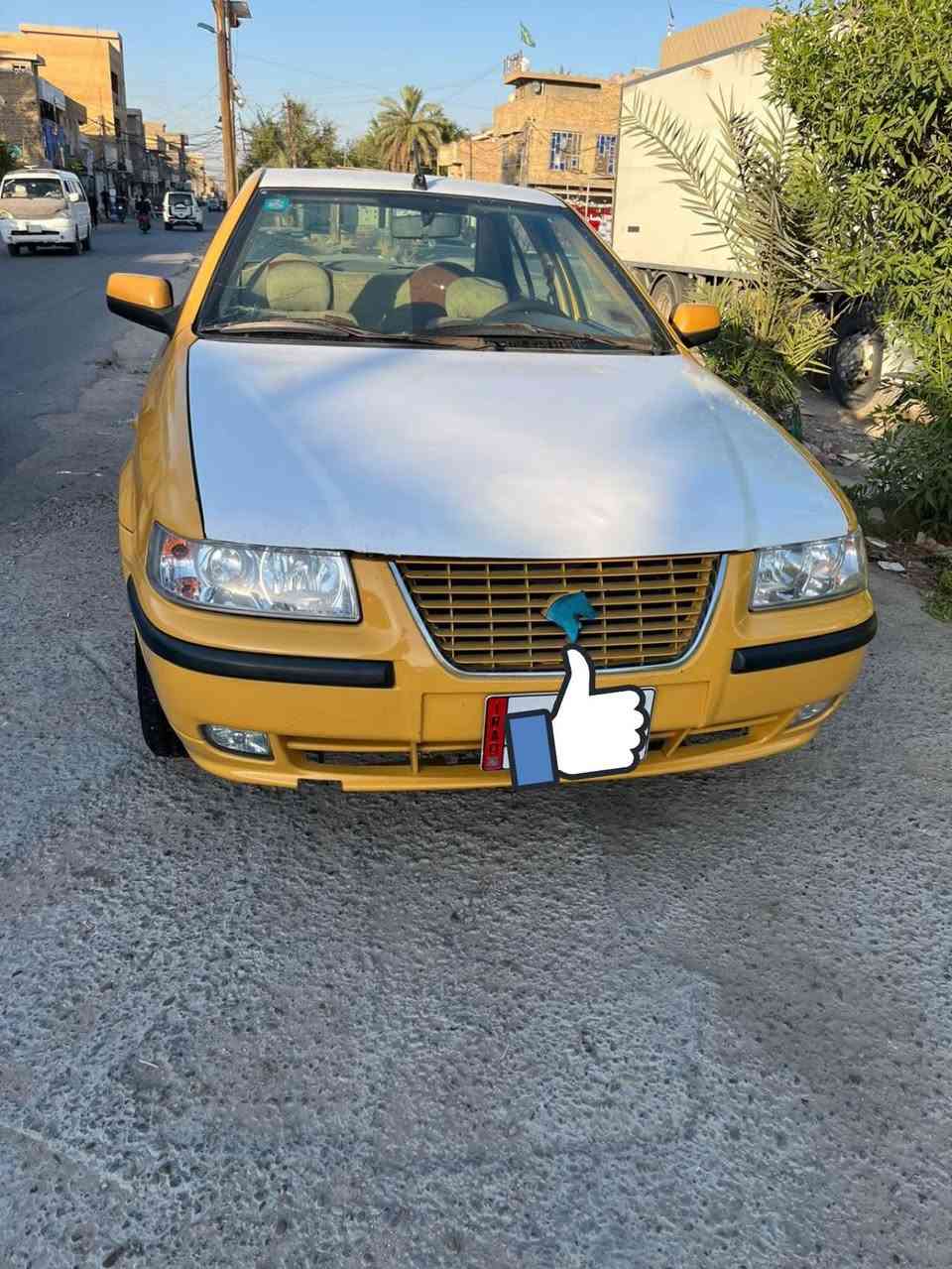 سلام عليكم البيع سمند مديل ١٢السيارة جاهزة وخير من اللة مكينة كير حدادية تخم تاير السيارة بلاديةً لا صبغ ولا ضربة ولا تبديل غرمات هيةً مصفرة رقم بغداد مكان بغداد السعر  34وبيهةًمجال. ***********
