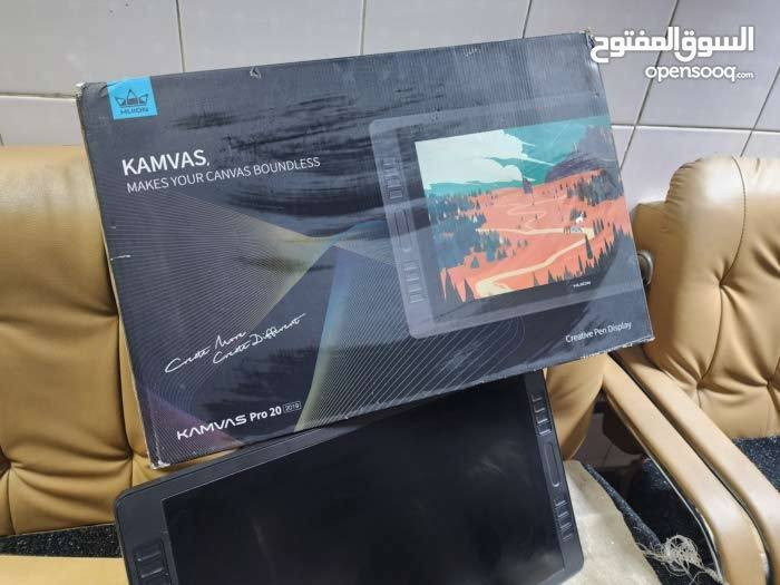 شاشة الرسم الاحترافية
Huion Kamvas  pro 20 inch 
للبيع..
* الحجم 20 انج
* قلم رسم تحسس عالي 
* خاصة للمصممين والرسامين
* تربط مع جميع اجهزة الكومبيوتر واللابتوب
* تربط HDMI و دسبلي بورت

مستخدم قليل جدا 
السعر 500 الف 
للتواصل ***********
