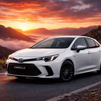 كورلا ٢٤ صيني ماشية٨٥٠٠ بيها شبر بالبنيد  بارد  وخط مكحل بالباب الوره ...