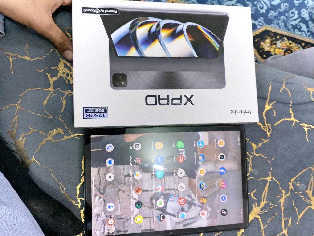 ايباد مستعمل صاله تقريباً شهر
ايباد انفنكس اكس باد 
ذاكرة 128
بطارية. 7000ملم بلساعة 
يفيد بوبجي ودراسه 
بوبجي 60 فريم
