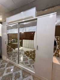 طقم نوم تركي • ٧ قطع • دولاب ٢ باب