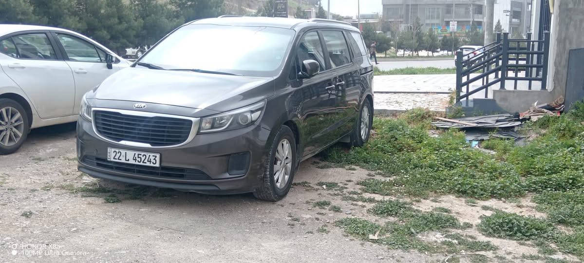 السلام عليكم
كيا كرنفال 2016    للبيع مواصفات  LX معروفة الموصفات مالتها 

ماشية 216 الف   كيلو متر 

سعرها  165  $  ورقة وبيها مجال

گير ومكينة وكهربائيات ضمان شرط ترايك وين ميعجبك  رقم اربيل رقم جديد  شرط التحويل والغرامة

للاتصال *********** المەکان السیلمانیە
