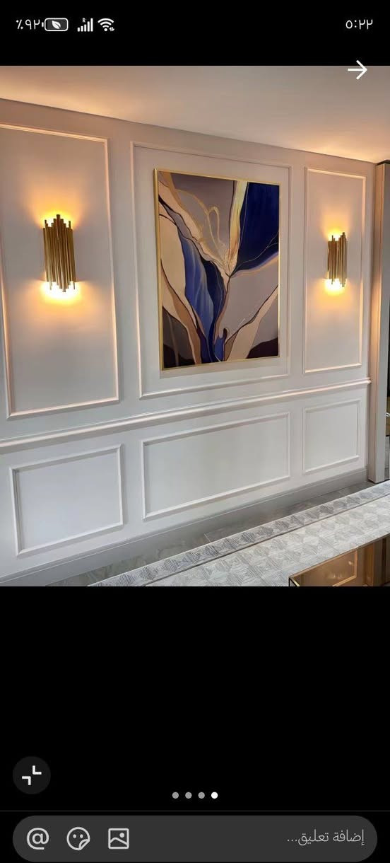 السلام عليكم ورحمة الله وبركاتة
مستعدين نصبغ كافة البيوت خارج و داخل
عمل الفلين
ديكورات بنلات
ورق جدران 
تنظيف شبابيك و صبغ شبابيك بأنسب الاسعار
الاتصال على الرقم او مراسلة الصفحة ***********
و الرزق على الله سبحانه و تعالى
