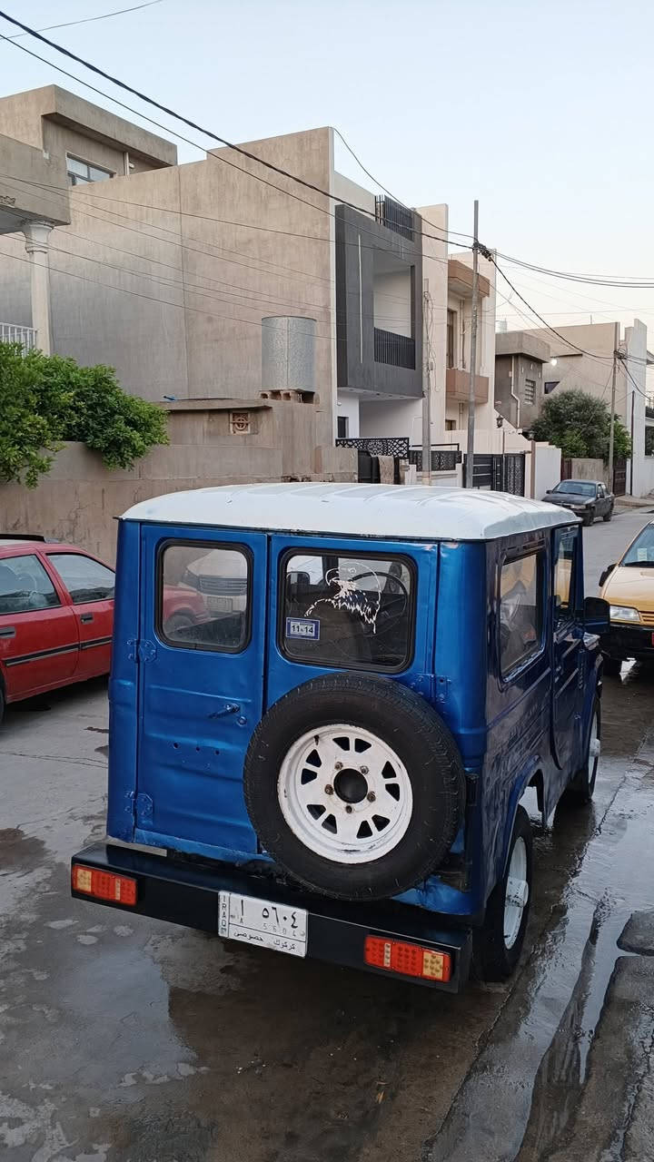 سلام عليكم جيب للبيع مشروع وطني كير محرك شرط أربع تايرات جديد كهربائية كلها شغال بطاقة بانزين بي شرط تحويل أو وكال موديل 1989 سعر 28 بي مجال ***********
