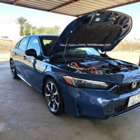 هوندا سفك تورنك 25  ماشية 18 الف ميل الحادث موضح في الصور سيارة بيها ص...