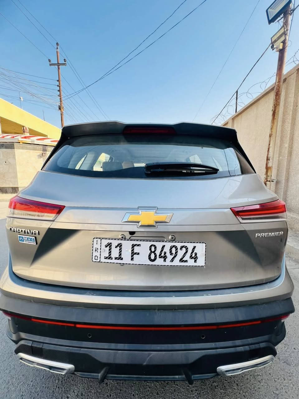 شوفرليت
كابتيفا فئة premier اعلى مواصفات
خليجي وكالة المنصور 2024
ماشيه 10000
رقم بغداد الجديد 
بأسمي تحويل ثاني يوم

المواصفات:-
بصمة تشغيل 
بصمة ابواب وصندوق
شاشة
كامرة 
حساسات امامي خلفي
رادار امامي 
مري شفط 
فتحة سقف 
لايتات اوتو متحرك
لدات امامية
هندبريك اوتو
اوتو ستوب
حساس تايرات 
مري شفط 
كشنات امامي كهرباء 
تحكم استيرن
يذات ابواب نيكل
كروز سرعة 
كير عادي اوتوماتيك
كشنات ٧ راكب 
مراية اوتودم
منافذ USB
ويل كب كروم حجم١٨
سبير منازل 
كشنات مخمل 

السيارة مكفولة من الصبغ والبارد
السيارة جاهزة بدون نقص تبريد
كهربائيات حدادية  كير مكفولات
***********
$145

