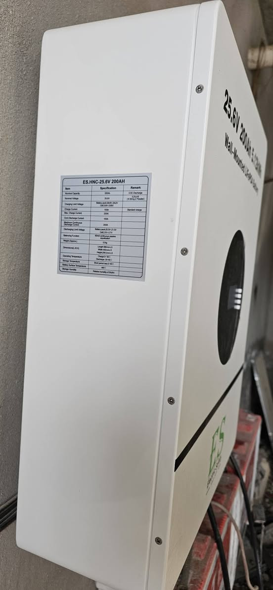 بطارية ليثيوم 24V 200A 5,12Kw
عمر افتراضي ٦٠٠٠ دورة
مشحون اقل من ٥٠ مرة
للبيع ٨٥٠ الف
مكان / كركوك
توصيل غير متوفر


**إذا كنت صاحب هذا الإعلان وتريد حذفه لأي سبب، رجاءا أرسل رسالة إلى الدعم الفني**