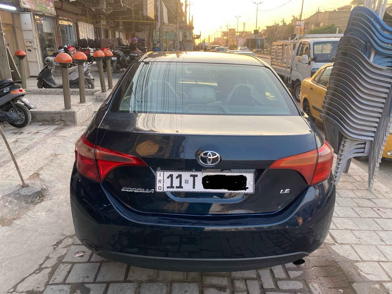 ‎بسم الله الرحمن الرحيم
‎🚘 للبيع Toyota Corolla LE وارد
‎📅 موديل 2019

‎✅ محرك اقتصادي 1800 VVT-i
‎✅ گير CVT
‎✅ إدامة كاملة للسيارة
‎✅ تخم تايرات جديد
‎✅ ( صدر أمامي وخلفي جديد) 
‎✅ جميع التحكمات والأزرار شغالة 100%
‎✅ باقي المواصفات معروفة
السونار مرفق بالصور☑️
‎📄 السنوية مجددة لغاية سنة 2030
العنوان // بغداد
‎💰 السعر: 122 وبيها مجال
‎📞 رقم الهاتف:
***********
