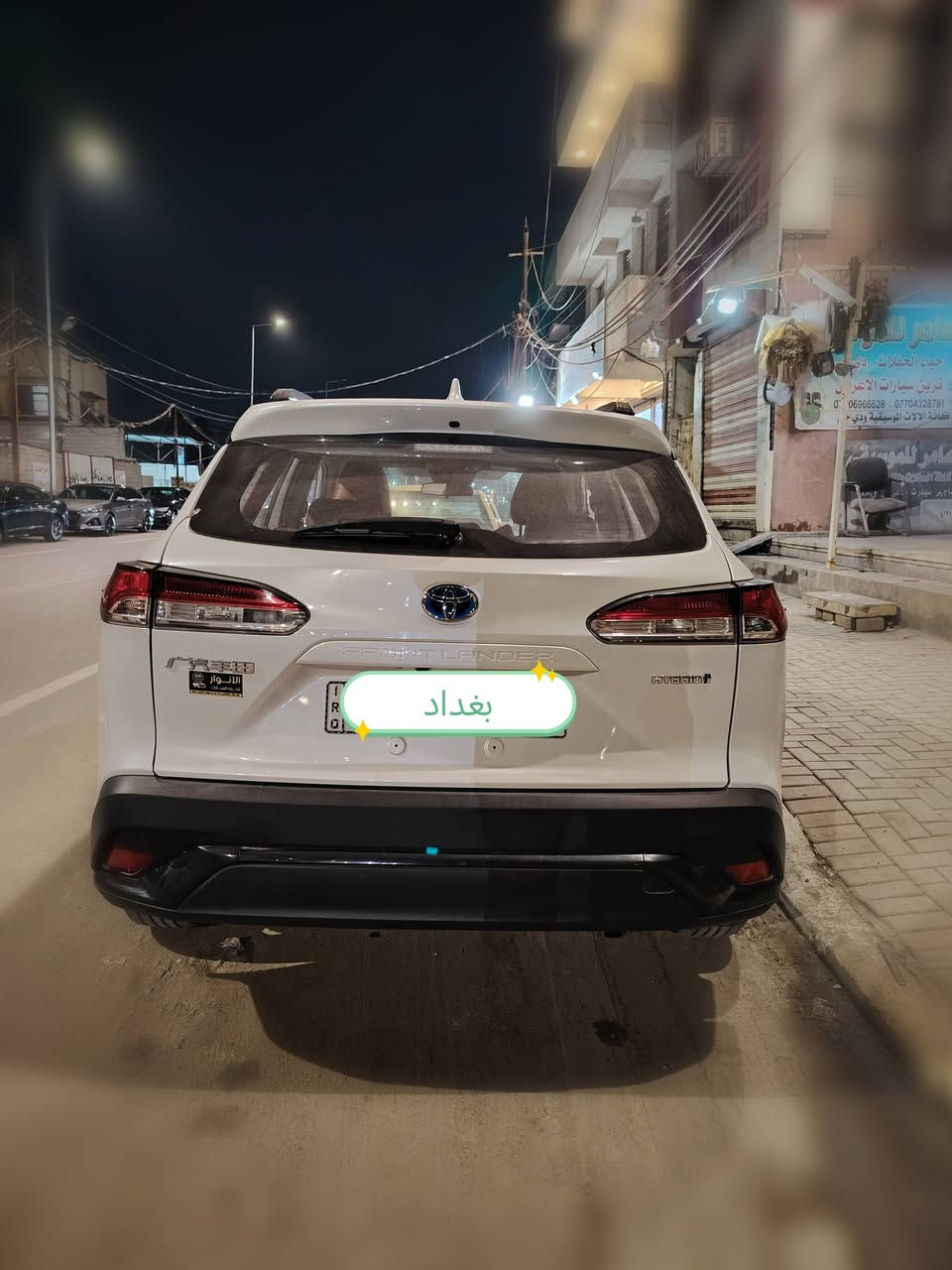 السلام عليكم
فرونتلاندر ٢٠٢٤ هايبرد ماشية ٢٣ كفالة عامة 
رقم بغداد انكليزي هزة جديدة 
مواصفاتها بصمة وفتحة وداخل جلد احمر وباقي المواصفات المعروفة 
السعر ١٧٤ 
رقم الهاتف ***********
مكانها الاعظمية شارع المشاتل
