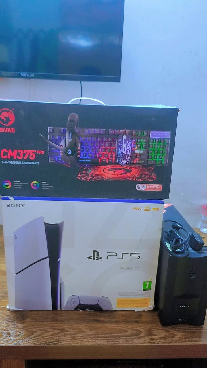 بلي فايف سلم نظيف كلش  مستخدم سبوع كامل مع ملحقاته +كارتونه كيبورد وسماعه وماوس + جهاز شحن يوبي اس MA1500 + حساب بي لعاب سعر الجهاز
700 الف المكان بغداد حي الجهاد .


**إذا كنت صاحب هذا الإعلان وتريد حذفه لأي سبب، رجاءا أرسل رسالة إلى الدعم الفني**