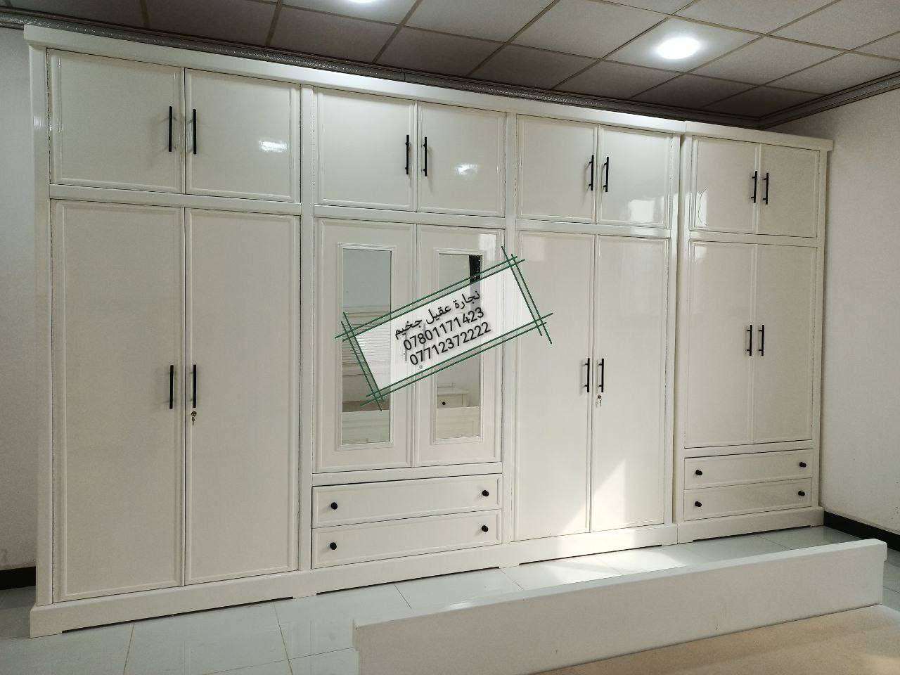 (نجارة عقيل جخيم) لعمل غرف النوم، وغرف الأطفال، والأبواب، والقنفات، والمكتبات، والرفوف، والديكورات، وجميع ملحقات الأثاث المنزلي.
----------------
عمل اليوم: غرفة نوم؛ تصميم تركي بخشب عراقي
اختيار الموديل، والقياس، واللون، (حسب الطلب). 
----------------
#العنوان: #السماوة/ خلف البريد (من جهة الشاطئ)، قرب گراج آل عبس، داخل القيصرية (السكلة القديمة)، منطقة (عباس محطّة).
----------------
أثـيــر: ***********
آســيا: ***********
كورك: ***********
نجارة عقيل جخيم
