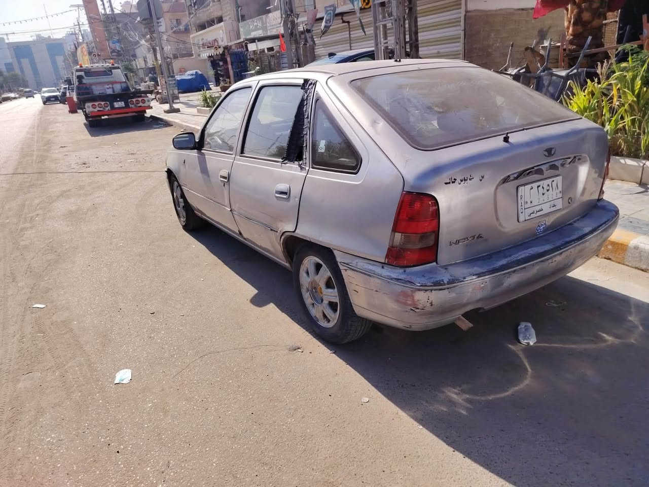 سلو 96 رقم بغداد مشروع وطني محرك وكير عادي شد جديد حاويه مكفولة لاظربه ولاصبغ السعر 24 مكان بغداد البياع للاستفسار ***********
