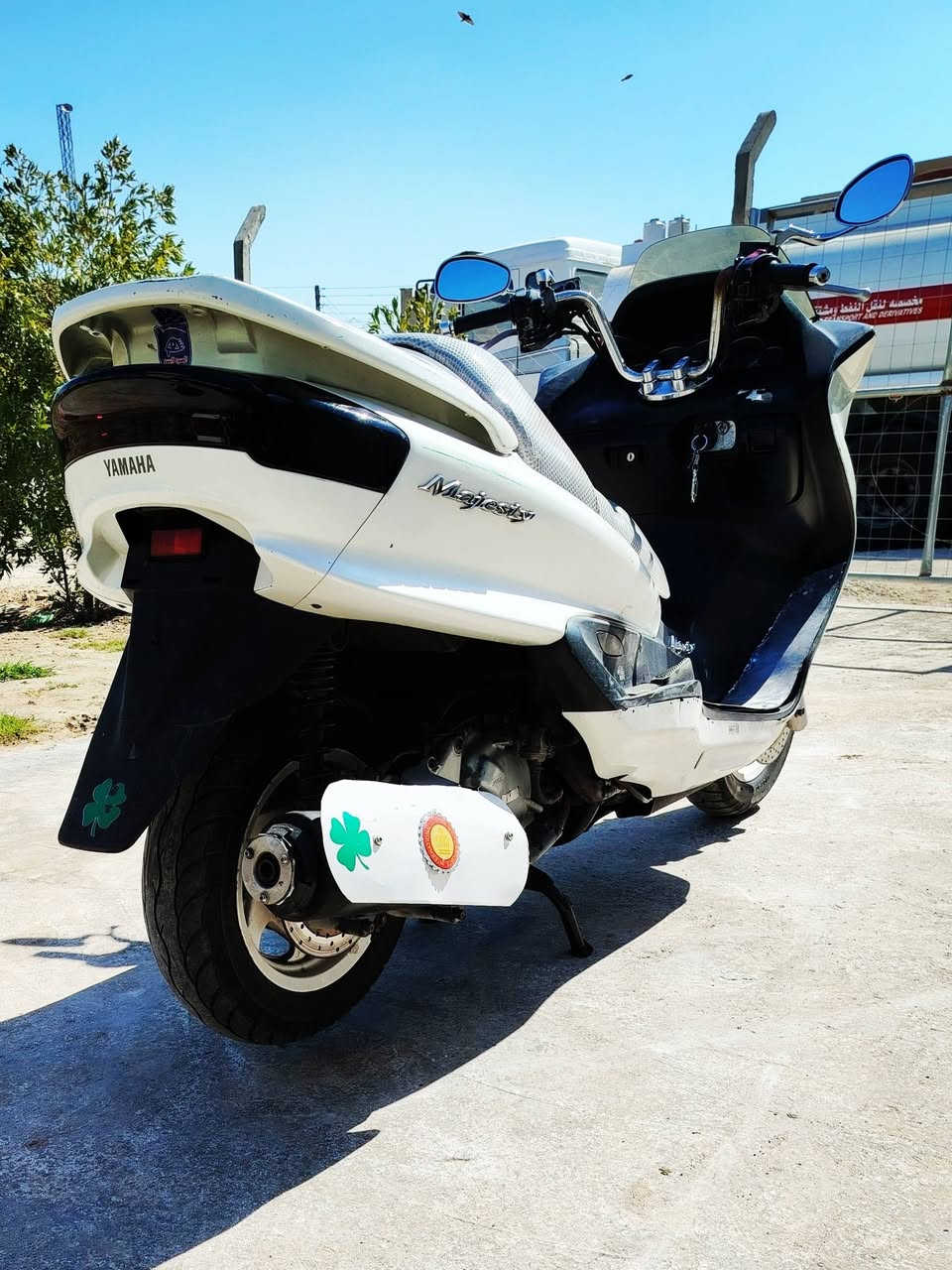 سلام عليكم شباب ماجستة دبل رون 
محرك بلادي دراجة أخت رمبة ماشية ٣١ بغداد دورة *********** سعر ٩٠٠ (ملاحظة وياهة كلج أمامي وخلفي وقايش)
