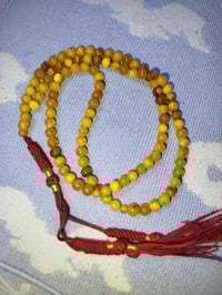 سبحة كهرب بولوني • اصلي طبيعي • بمحابس راس