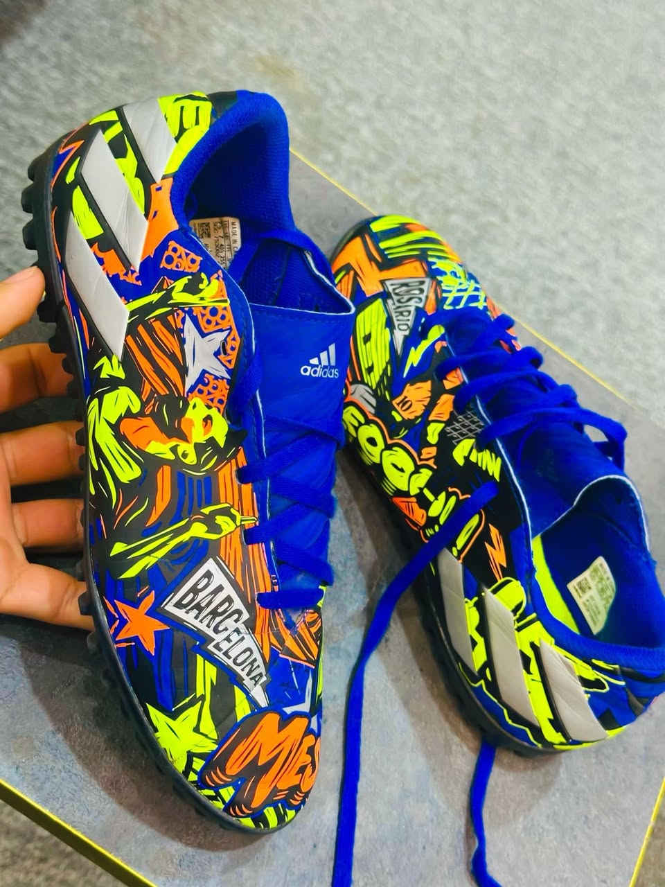 حذاء ادداس Nemeziz Messi صناعه كامبودي قياس 40 وثلث طول القدم 25 ونص نضافه 100‎%‎ تفحص امام المندوب اي خلل بل قطعه ترجع  السعر خااص 🔥🔥


**إذا كنت صاحب هذا الإعلان وتريد حذفه لأي سبب، رجاءا أرسل رسالة إلى الدعم الفني**