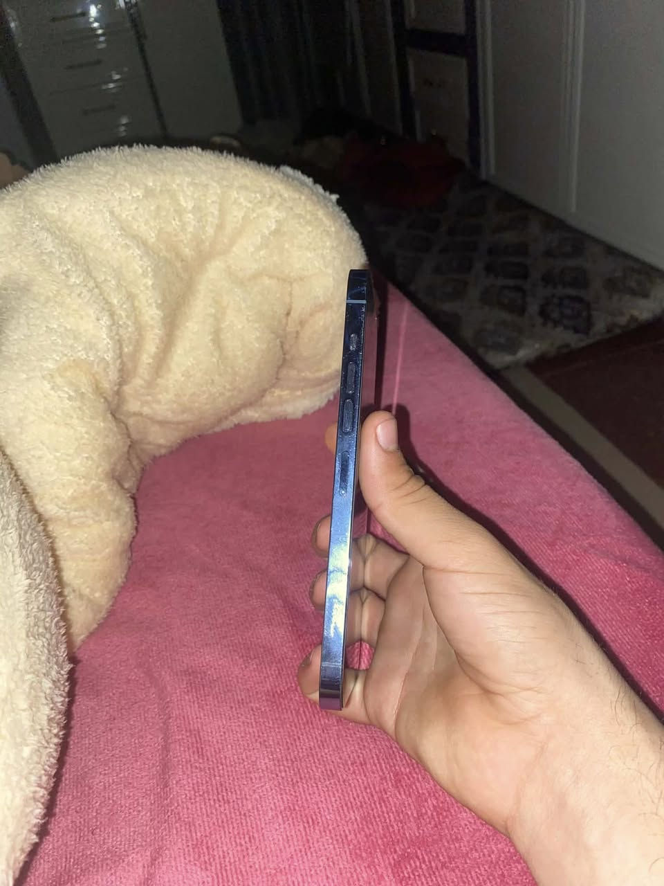 13 برو ماكس
ذاكرا256
بطاريه 79 قطاره 

تك سيم 
مبدل شاشه شرط اصليه مال تفليش وبيها فطر ما يبين وله ماثر ع شي 
فيس ايدي شغال ونضافه كدام العين 
سعر 500 وبي مجال قليل لطيبين 
*********** متوفر وتساب
