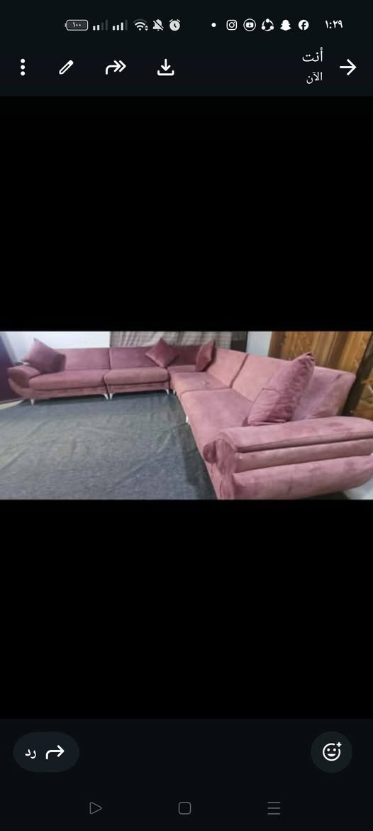 السلام عليكم للبيع ديوان 7 امتار ونص
10 مقاعد 6 قطع
شرط النضافه
الاسفنج مضغوط مع 4 كوشات حجم كبير
السعر على خاص


**إذا كنت صاحب هذا الإعلان وتريد حذفه لأي سبب، رجاءا أرسل رسالة إلى الدعم الفني**